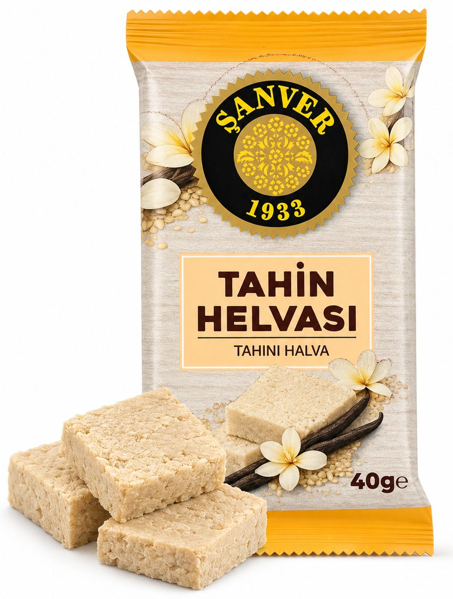 Şanver 40g Sade Tahin Helvası